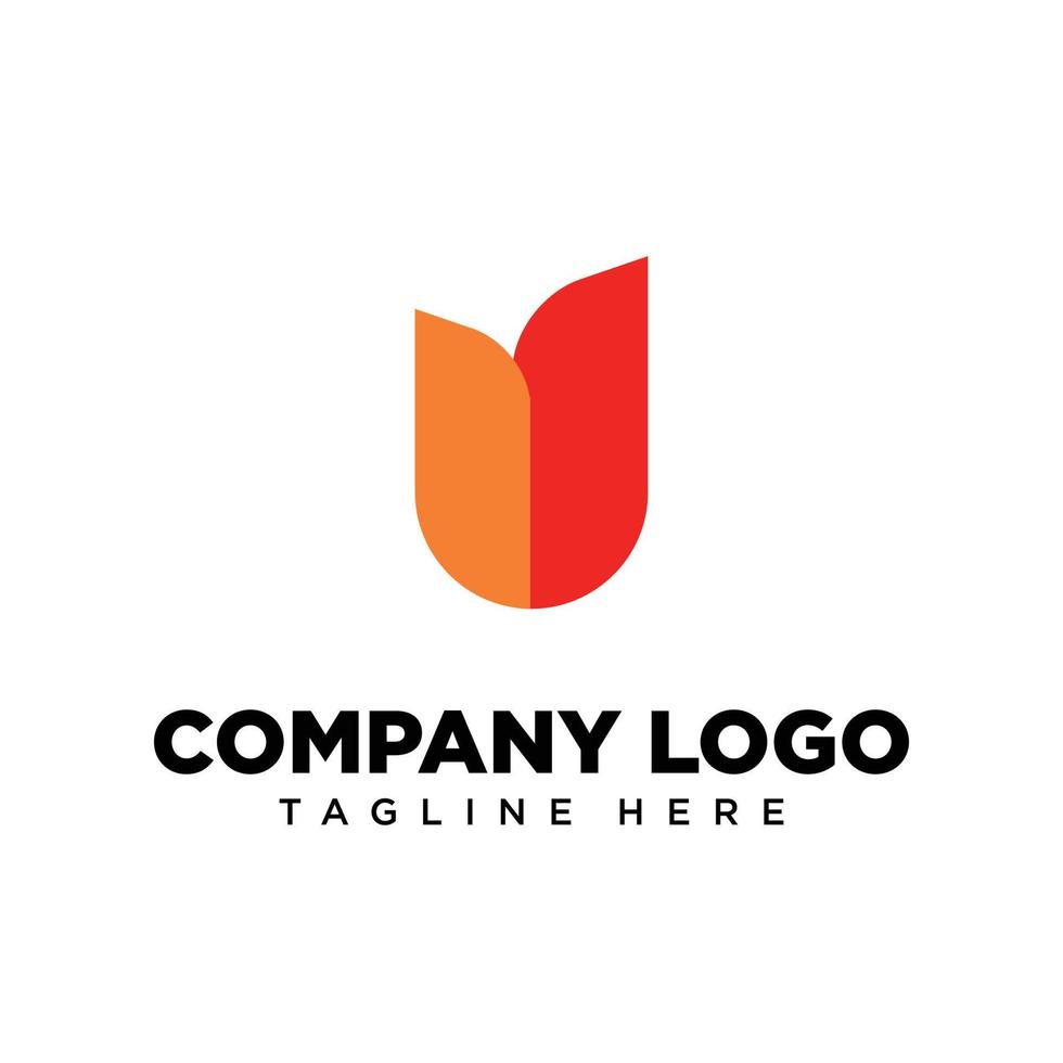 Logo design letter U suitable for company, community, personal logos, brand logos vector
