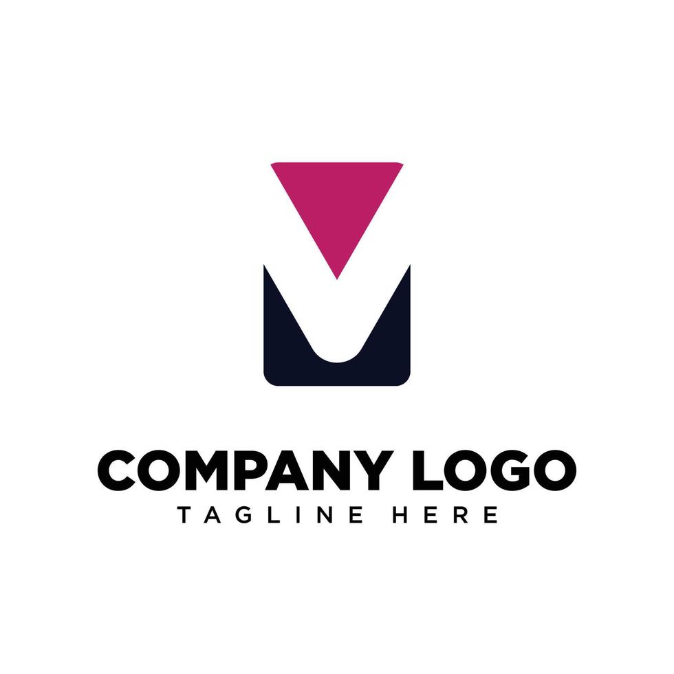 Logo design letter V suitable for company, community, personal logos, brand logos vector