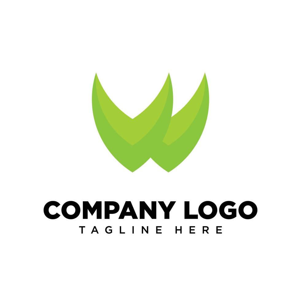 Logo design letter W suitable for company, community, personal logos, brand logos vector