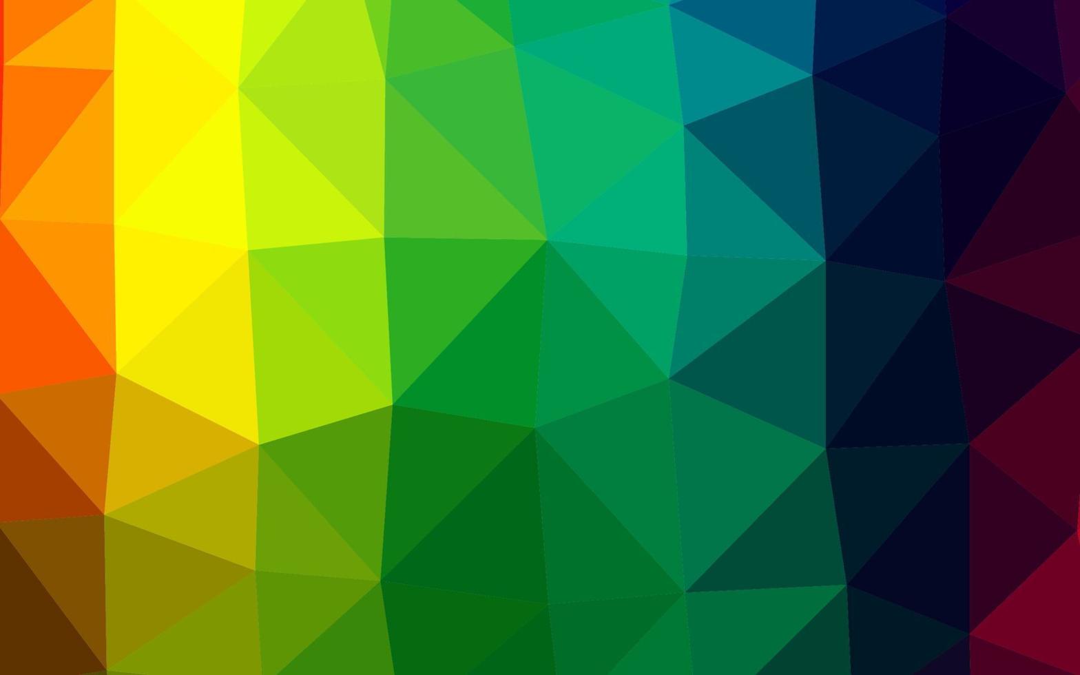 Dark Multicolor, Rainbow vector abstract polygonal cover.