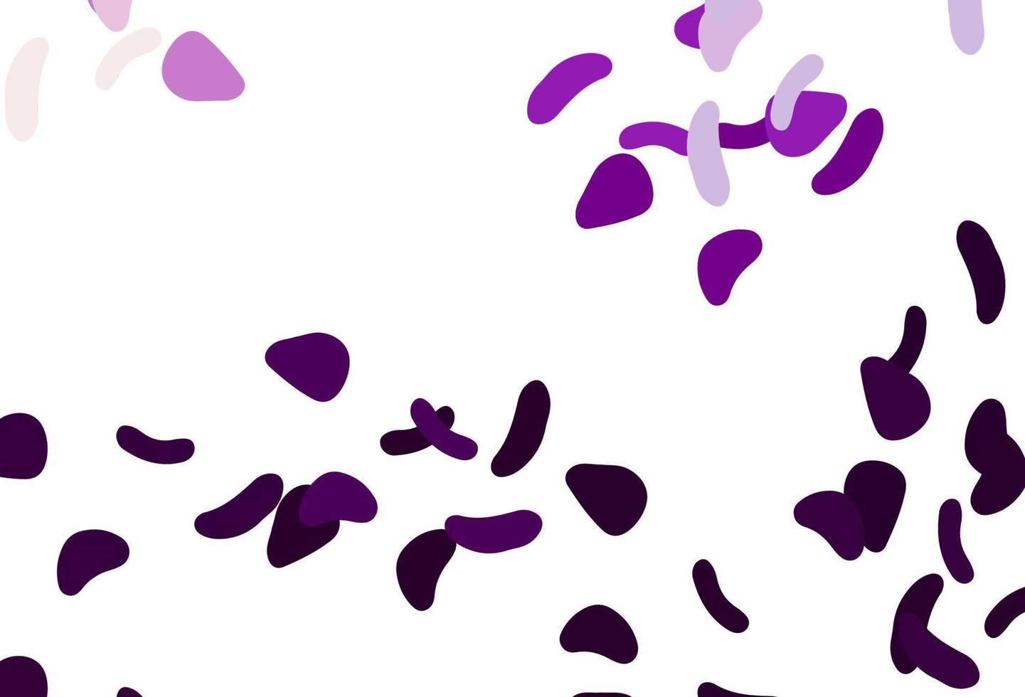 Light Purple vector template with memphis shapes.