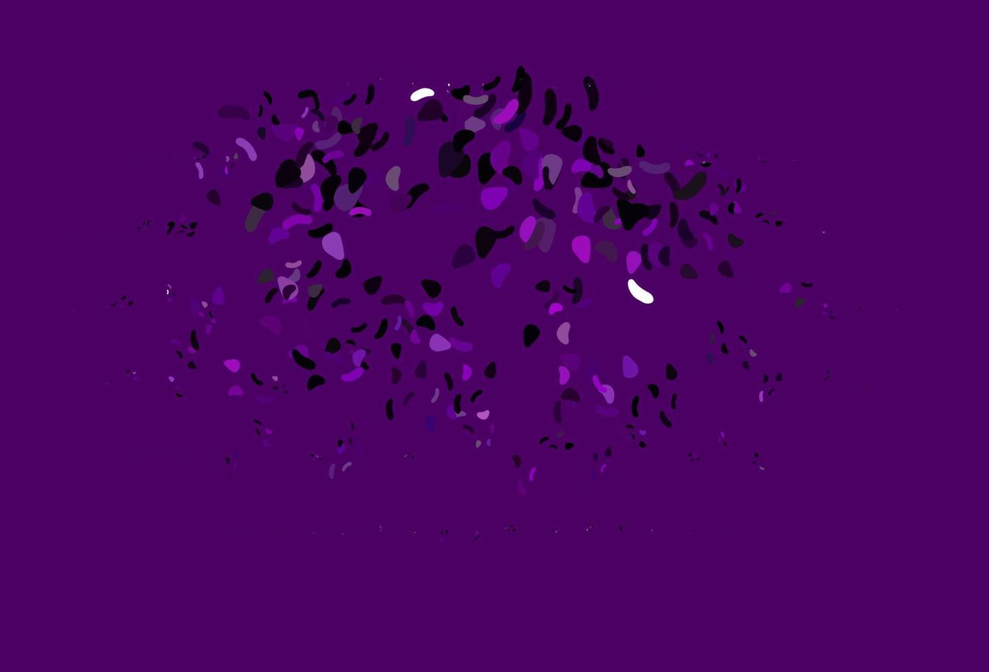 Fondo de vector violeta claro con formas abstractas.