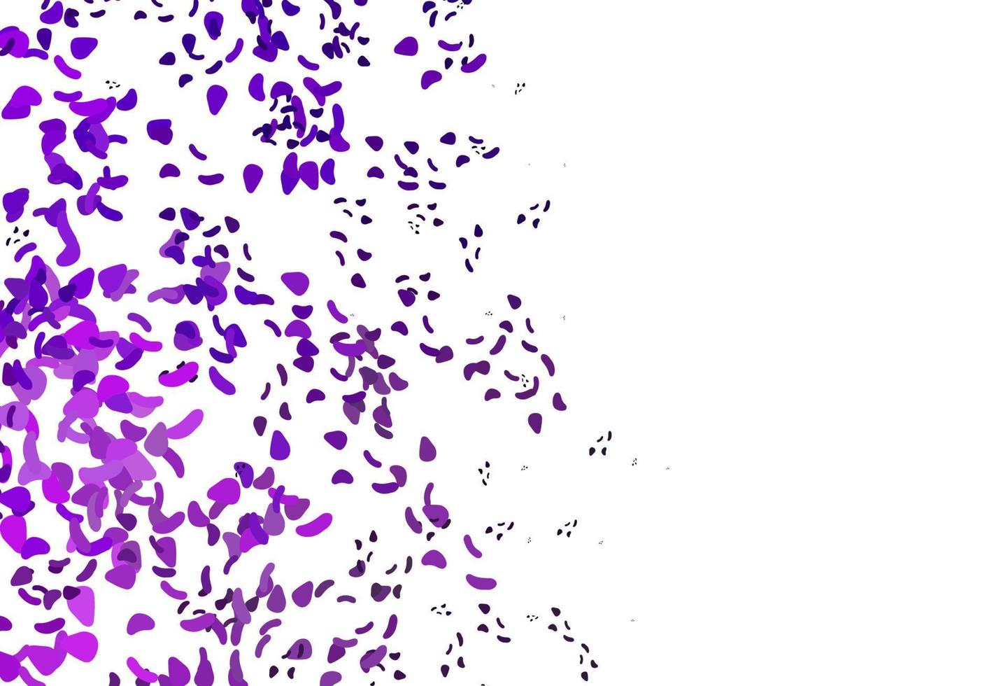 Light Purple vector pattern with chaotic shapes.