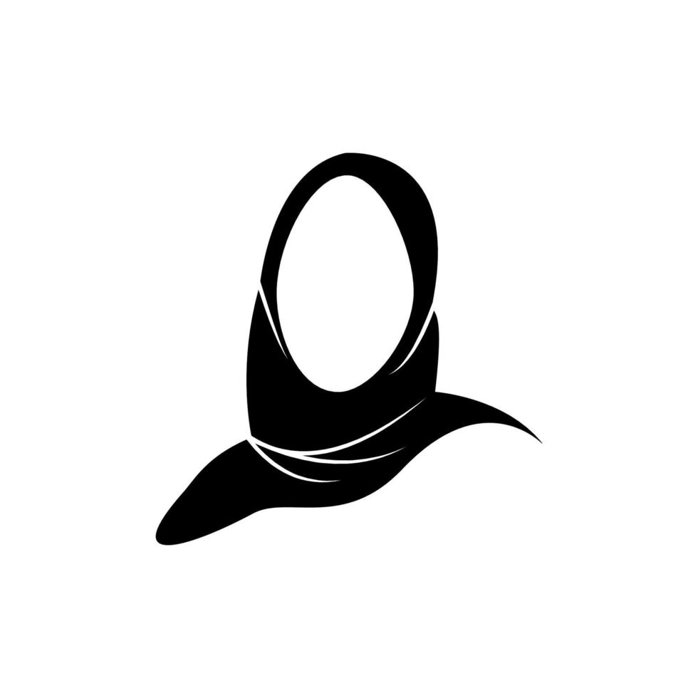 vector de ilustración de icono de hijab