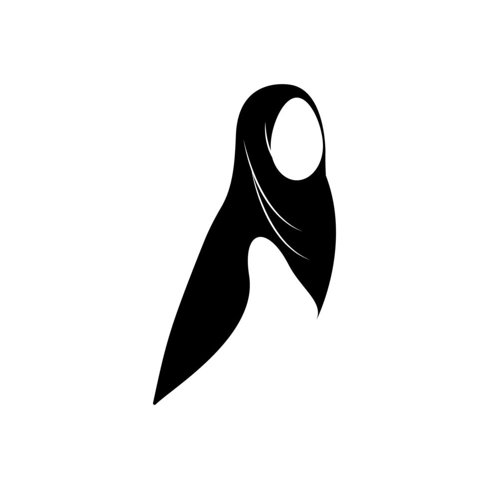 vector de ilustración de icono de hijab
