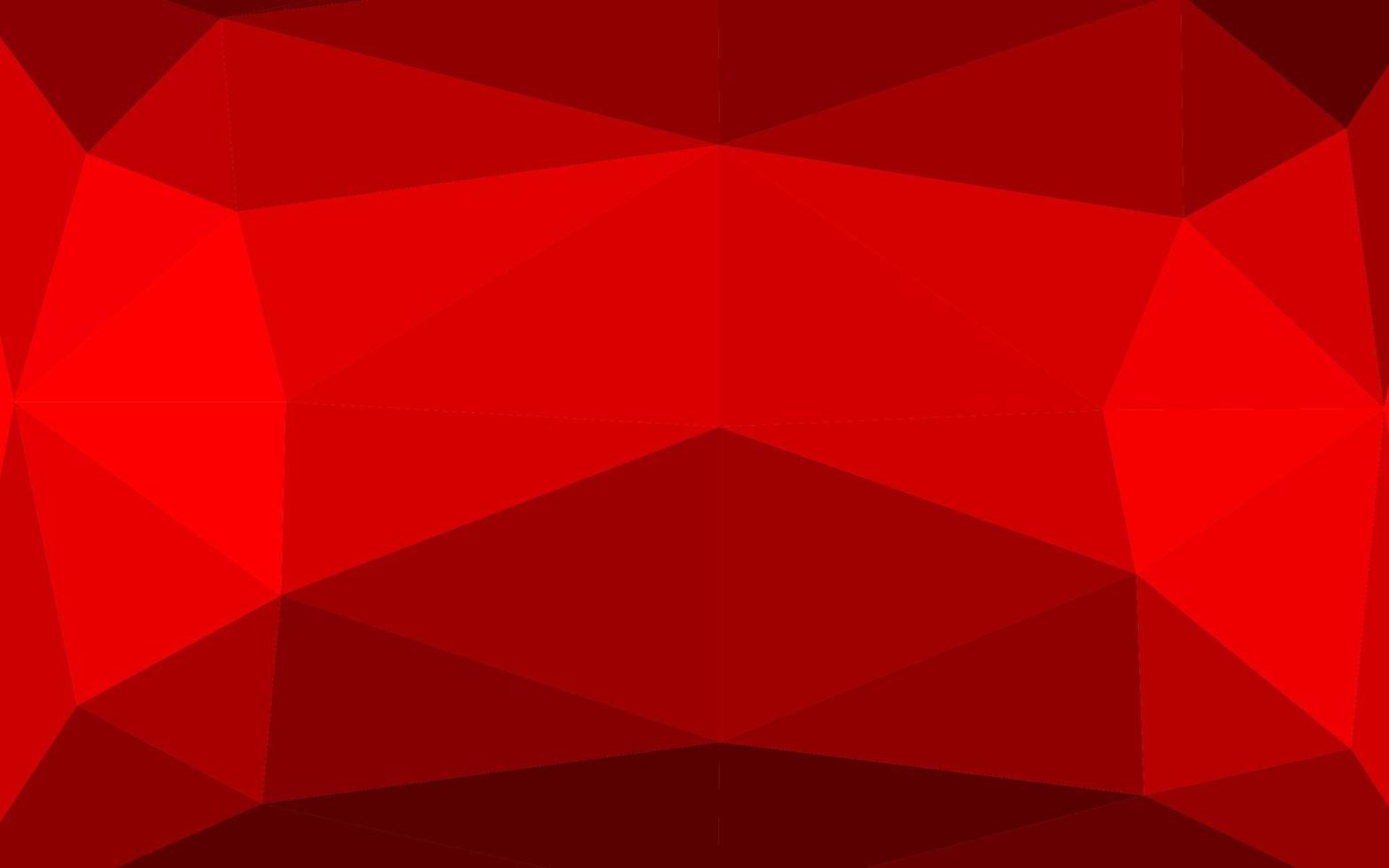 Light Red vector abstract polygonal layout.