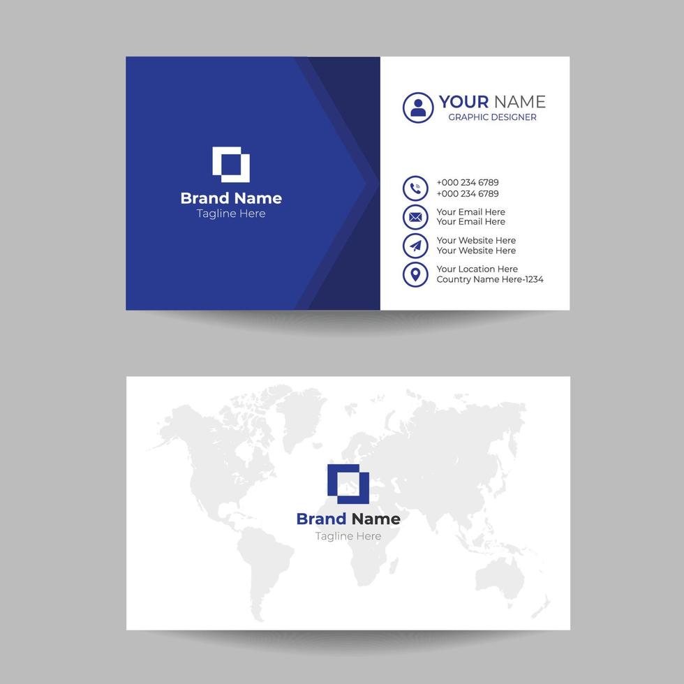 Corporate Business Card Template vector