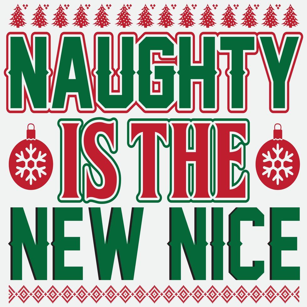 Naughty is the new nice vector