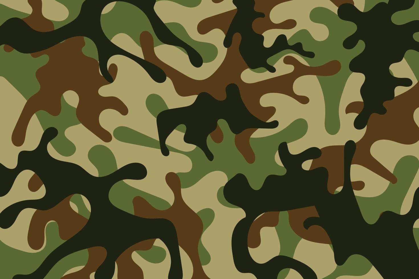 camouflage soldier pattern design background. clothing style army green camo repeat print. vector illustration