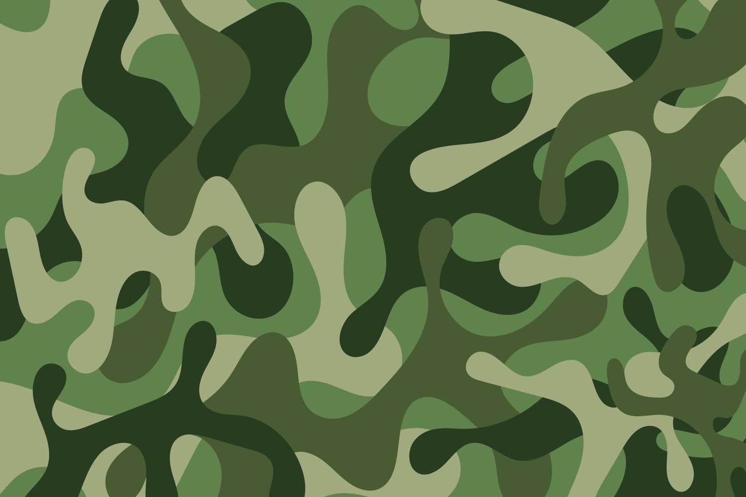 camouflage soldier pattern design background. clothing style army green camo repeat print. vector illustration