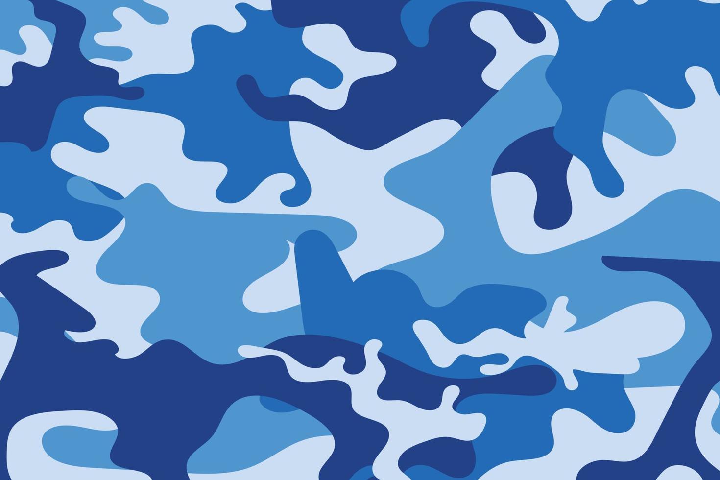 fondo de diseño de patrón de soldado de camuflaje. estilo de ropa estampado de repetición de camuflaje azul militar. ilustración vectorial vector