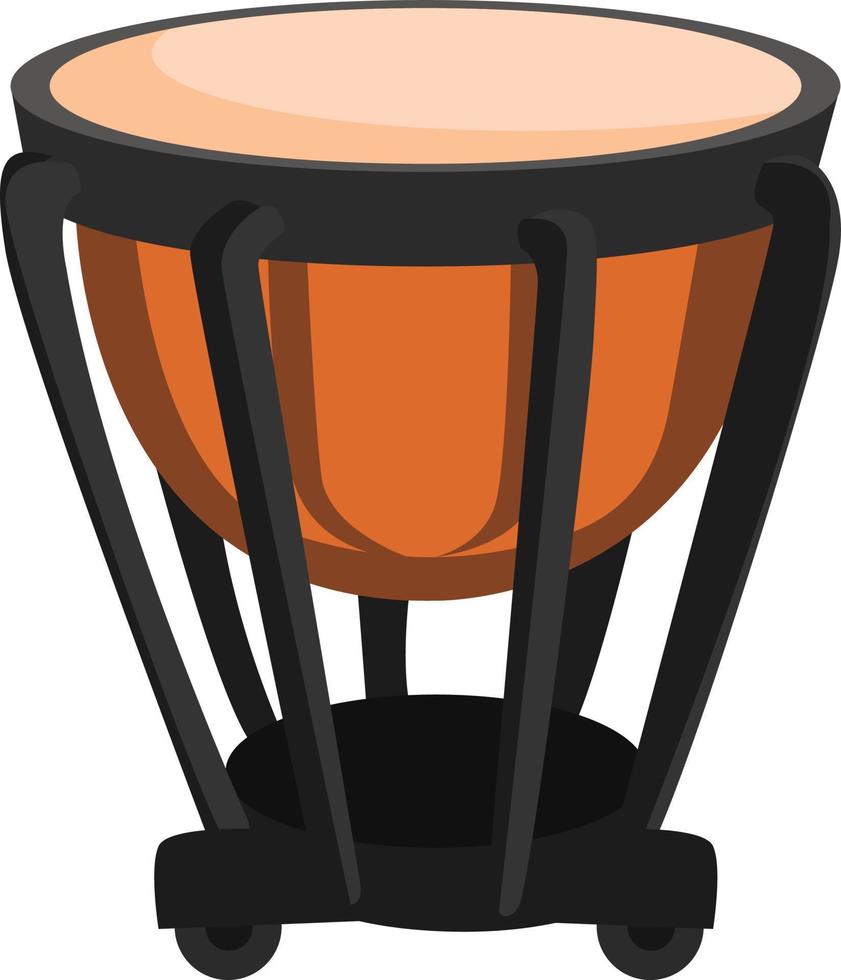 pequeños timbales, ilustración, vector sobre fondo blanco 13662100