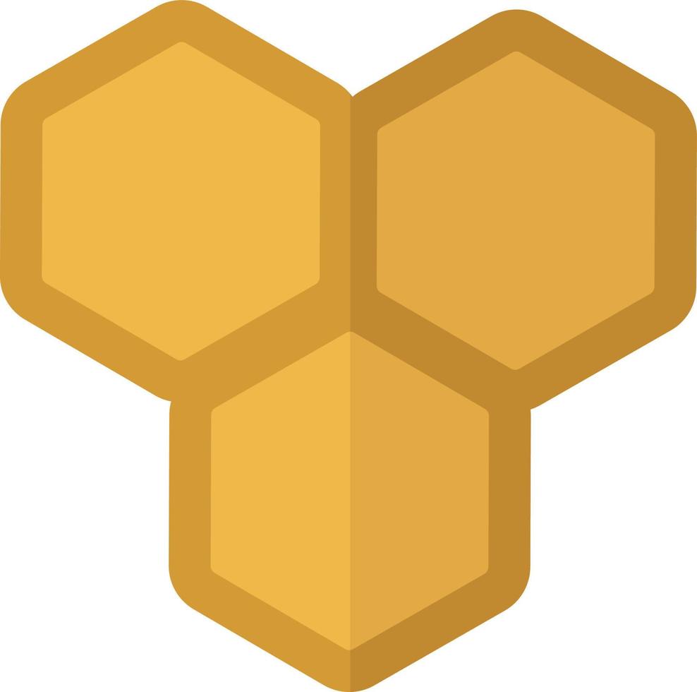 Bee hive, icon illustration, vector on white background