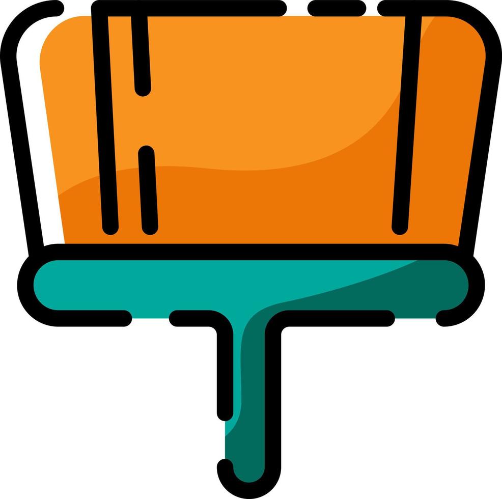 Mobile cleaner, illustration, vector on a white background.