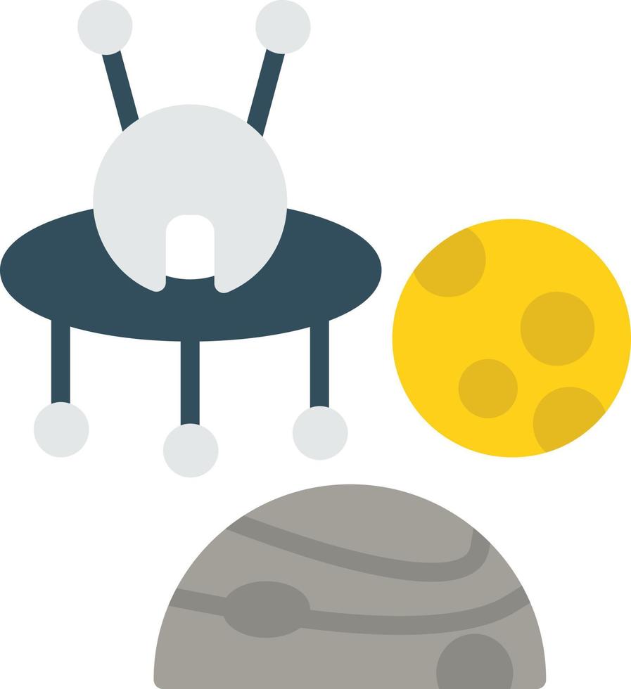 Ufo Flat Icon vector