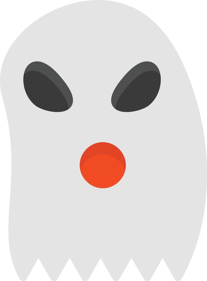 Ghost Flat Icon vector