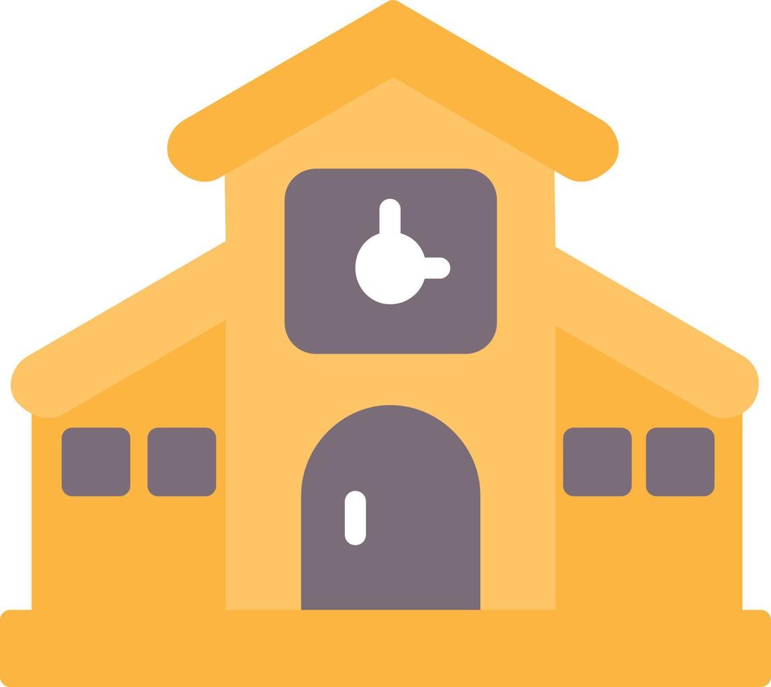 City Hall Flat Icon vector