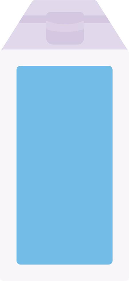 Milk Box Flat Icon vector