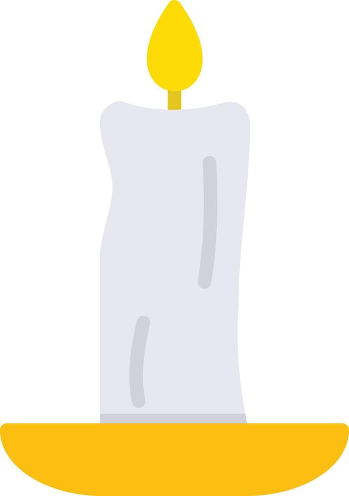 Candle Flat Icon vector