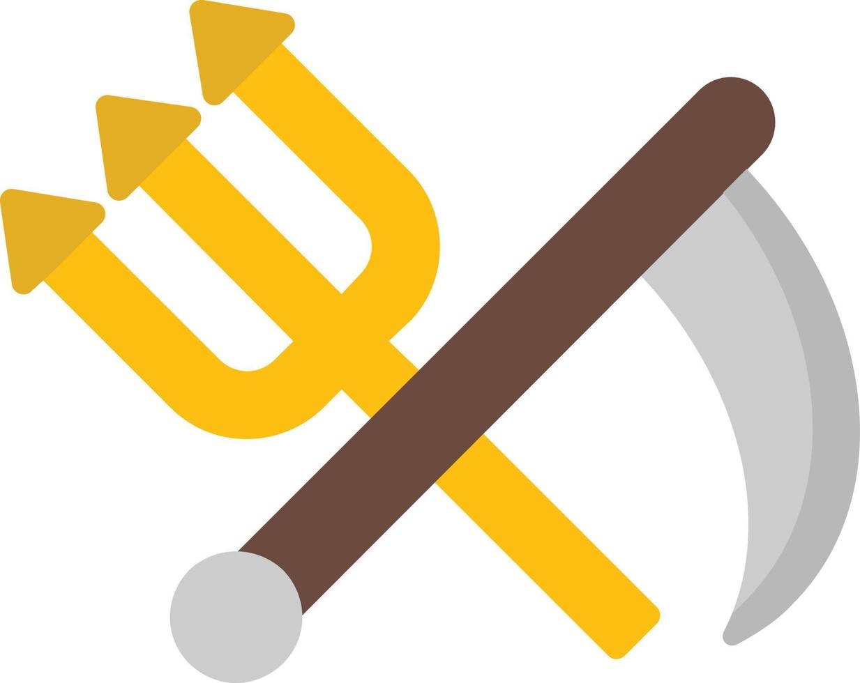 Scythe Flat Icon vector