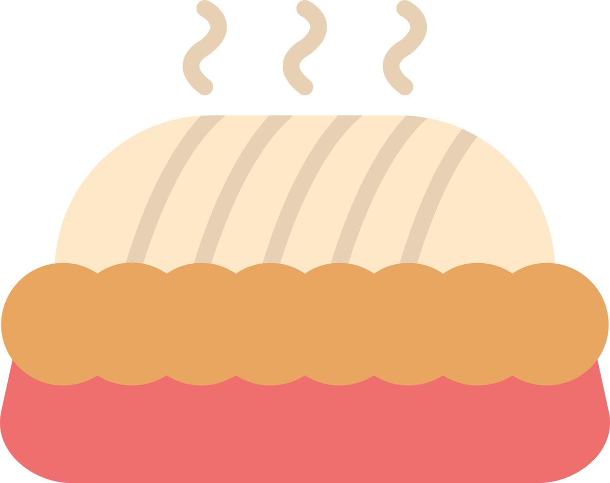 Pie Flat Icon vector