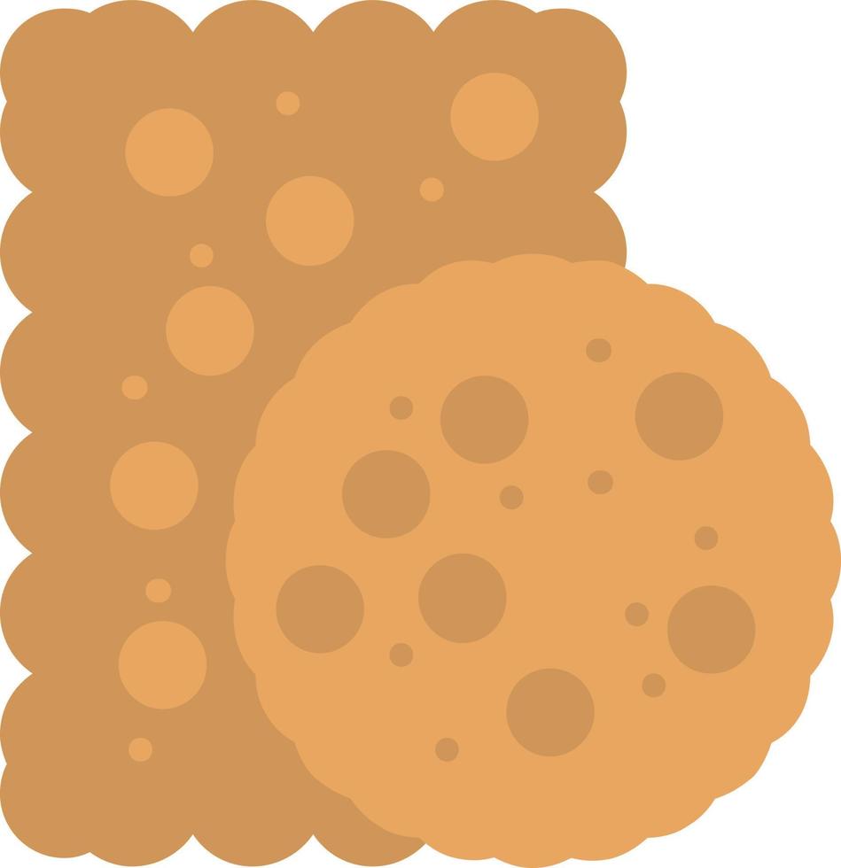 Biscuit Flat Icon vector