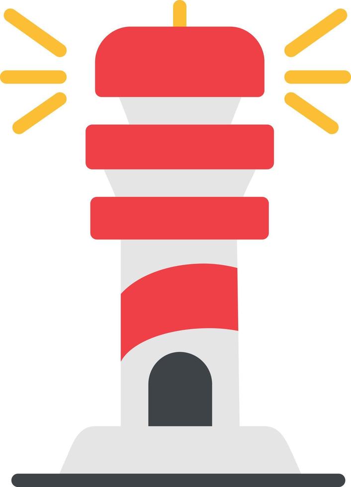 Lighthouse Flat Icon vector