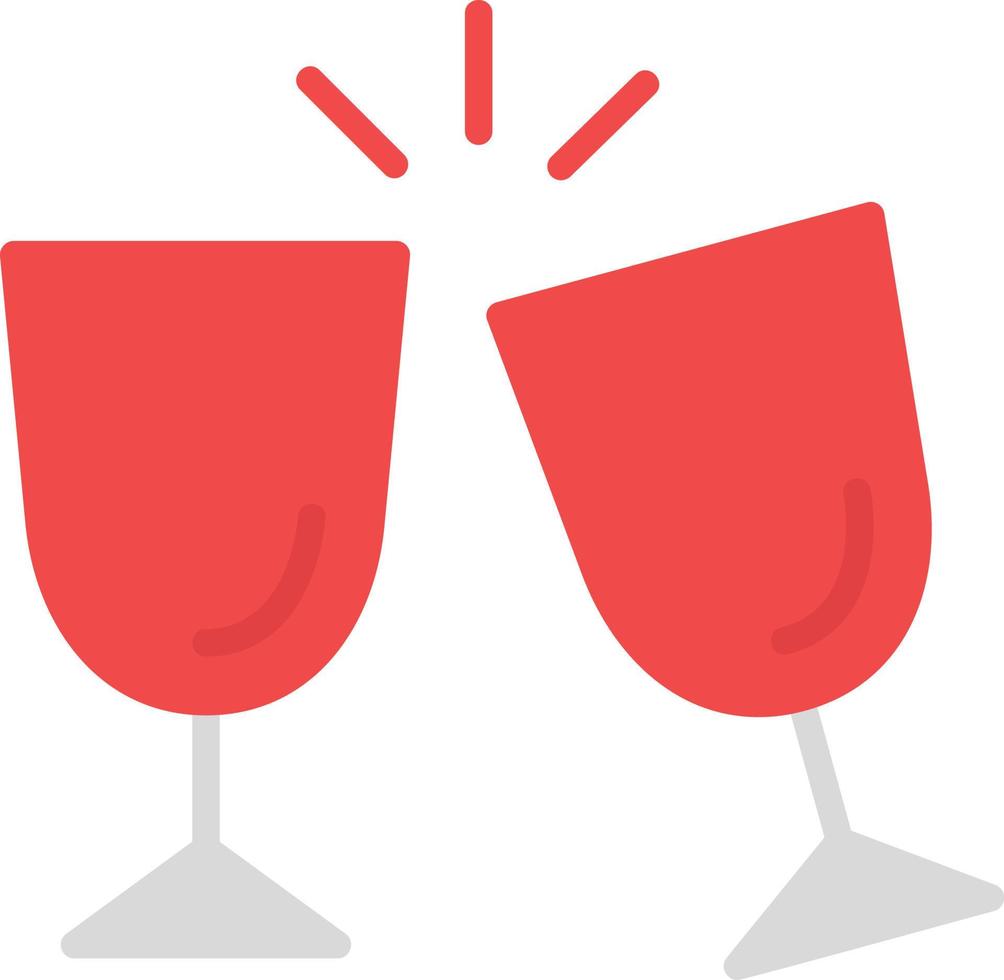 Cheers Flat Icon vector