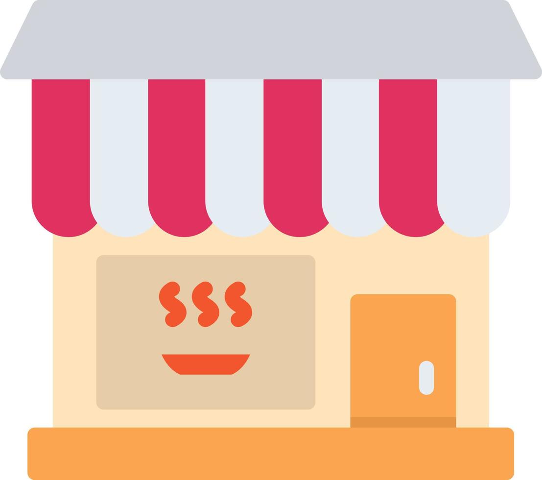 Bakery Shop Flat Icon vector