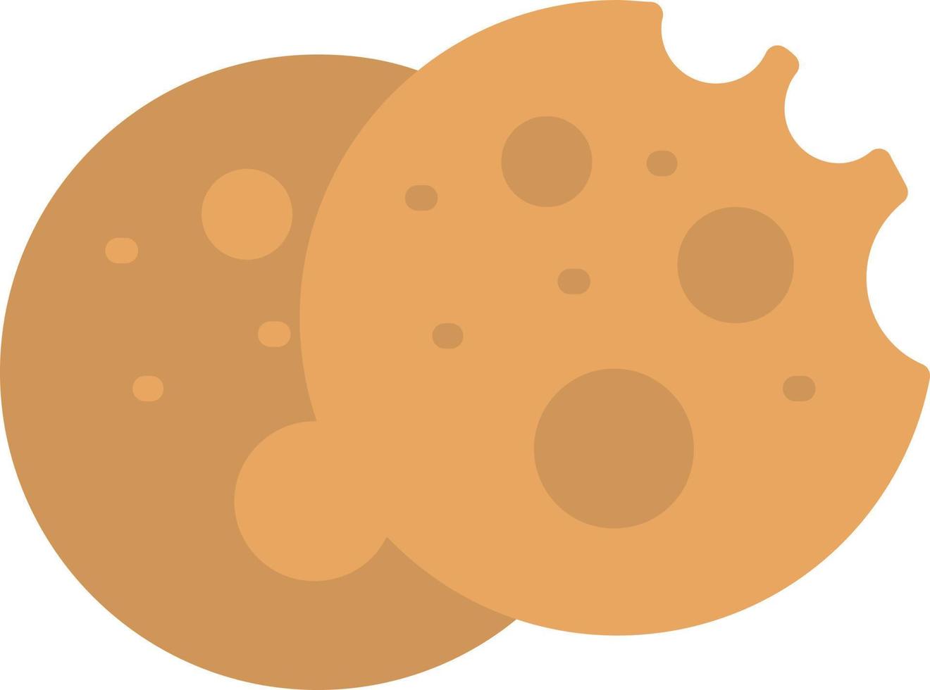 Cookies Flat Icon vector