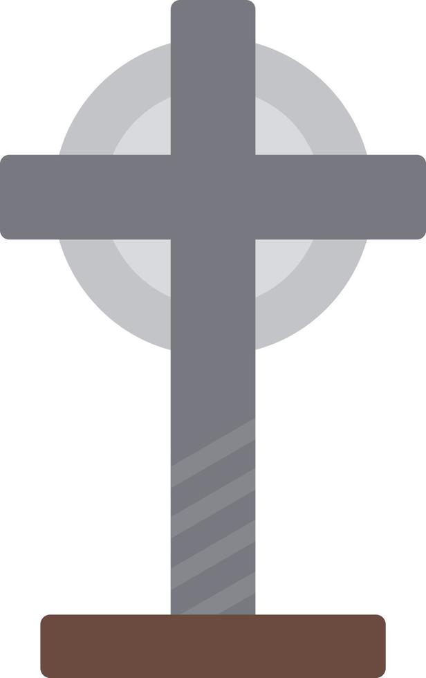 Tombstone Flat Icon vector