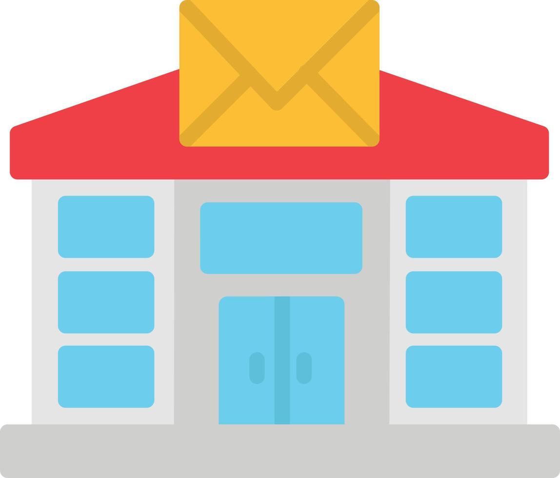 Post Office Flat Icon vector