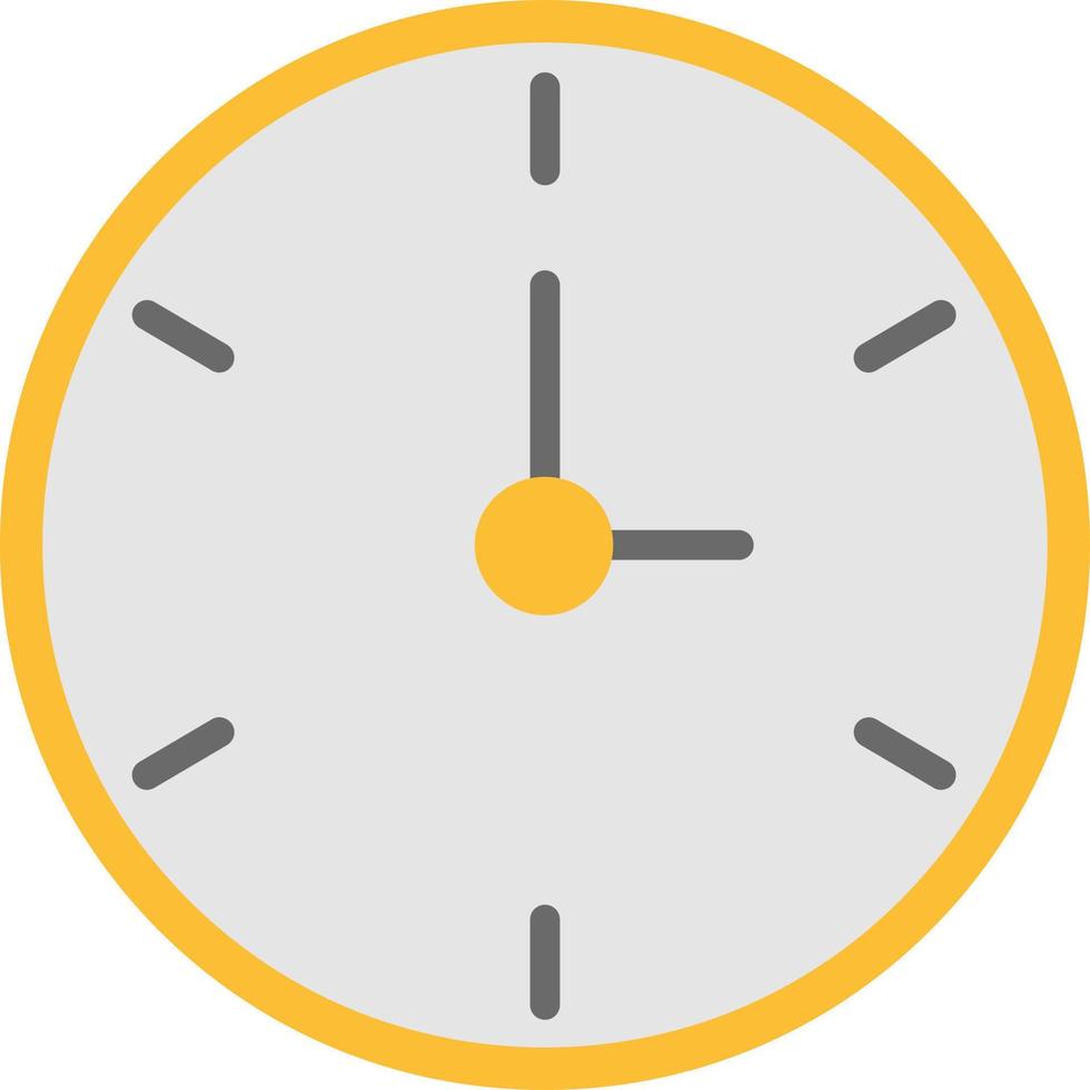 Clock Flat Icon vector