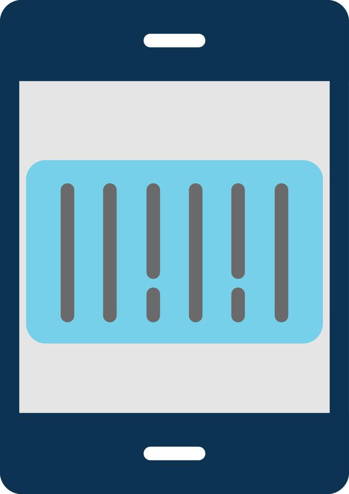 Bar Code Scanner Flat Icon vector