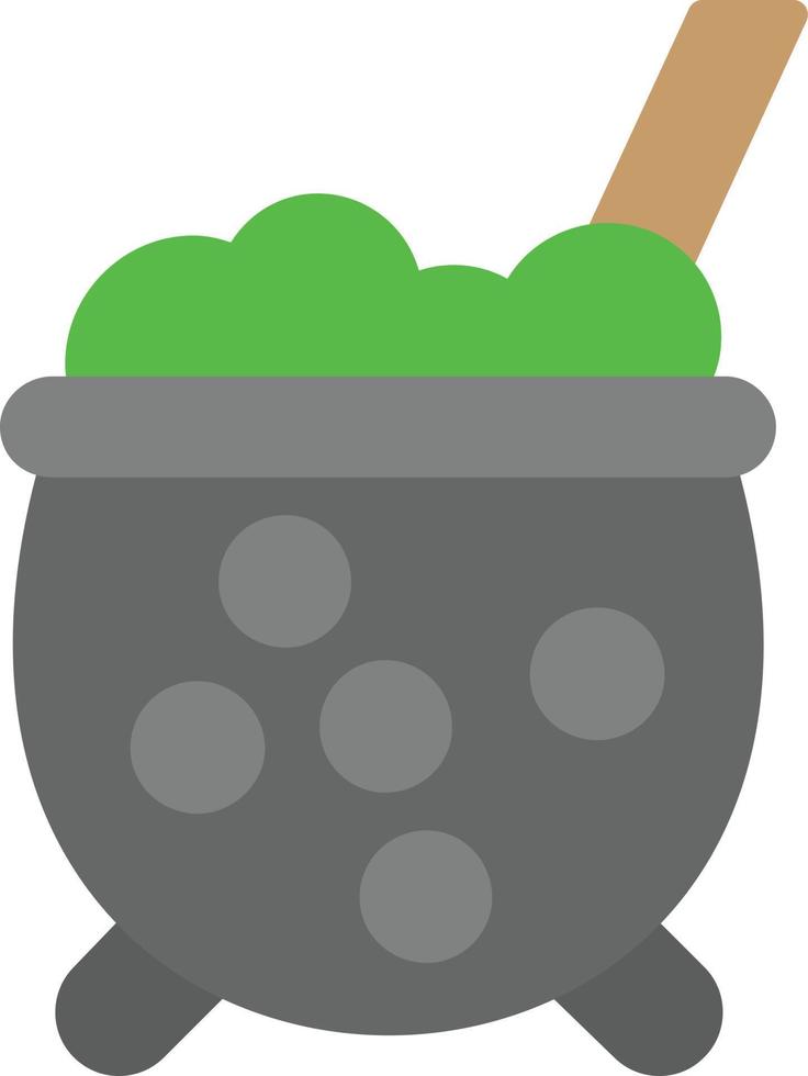 Cauldron Flat Icon vector