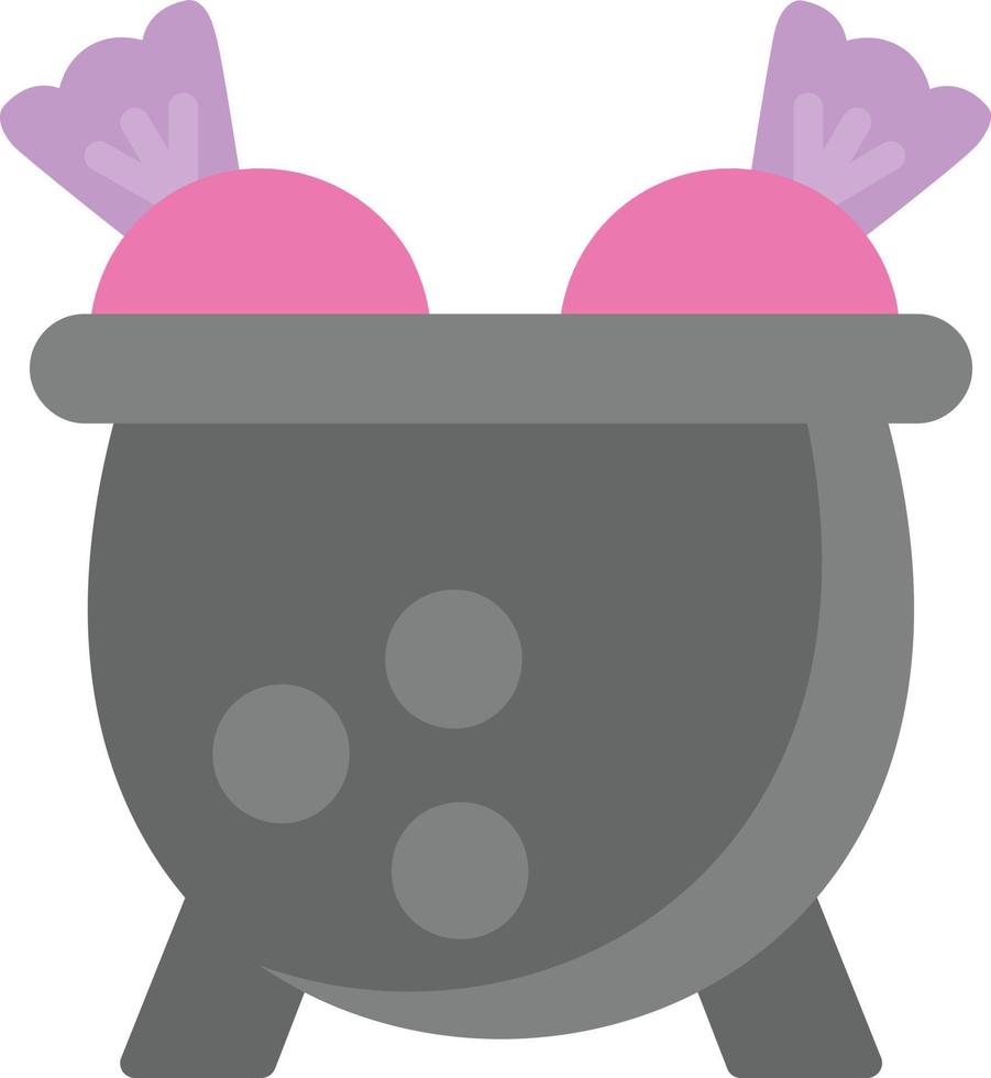 Cauldron Flat Icon vector