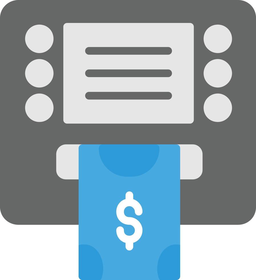 Atm Flat Icon vector