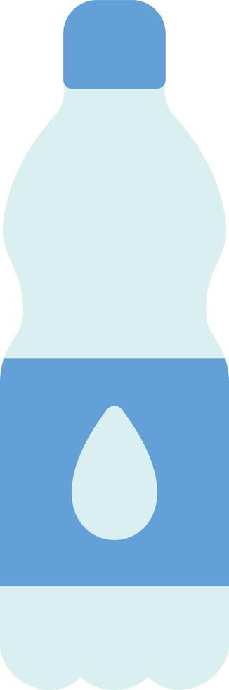 Water Bottle Flat Icon vector