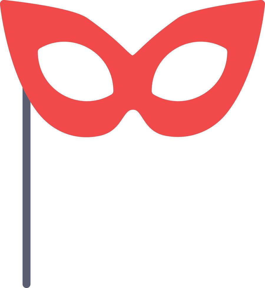Birthday mask Flat Icon vector