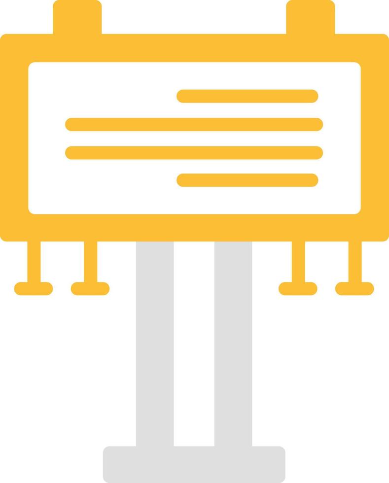 Billboard Flat Icon vector