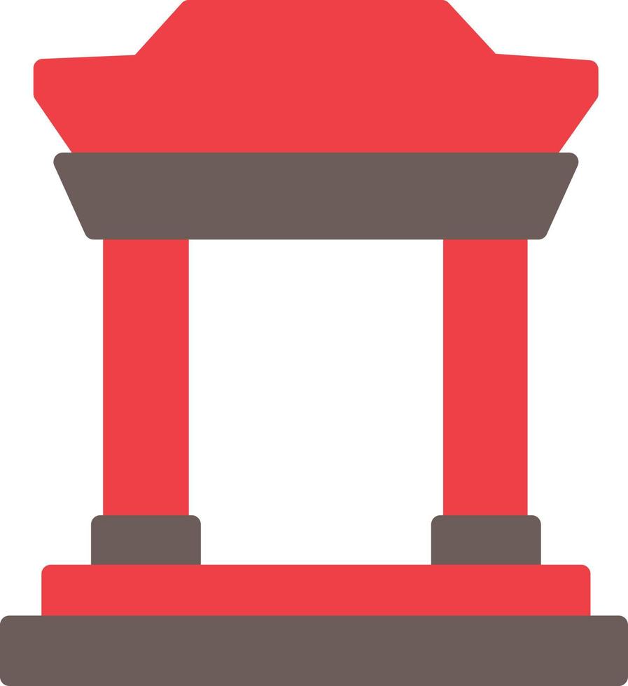 Chinatown Flat Icon vector