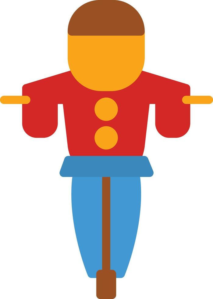 Scarecrow Flat Icon vector