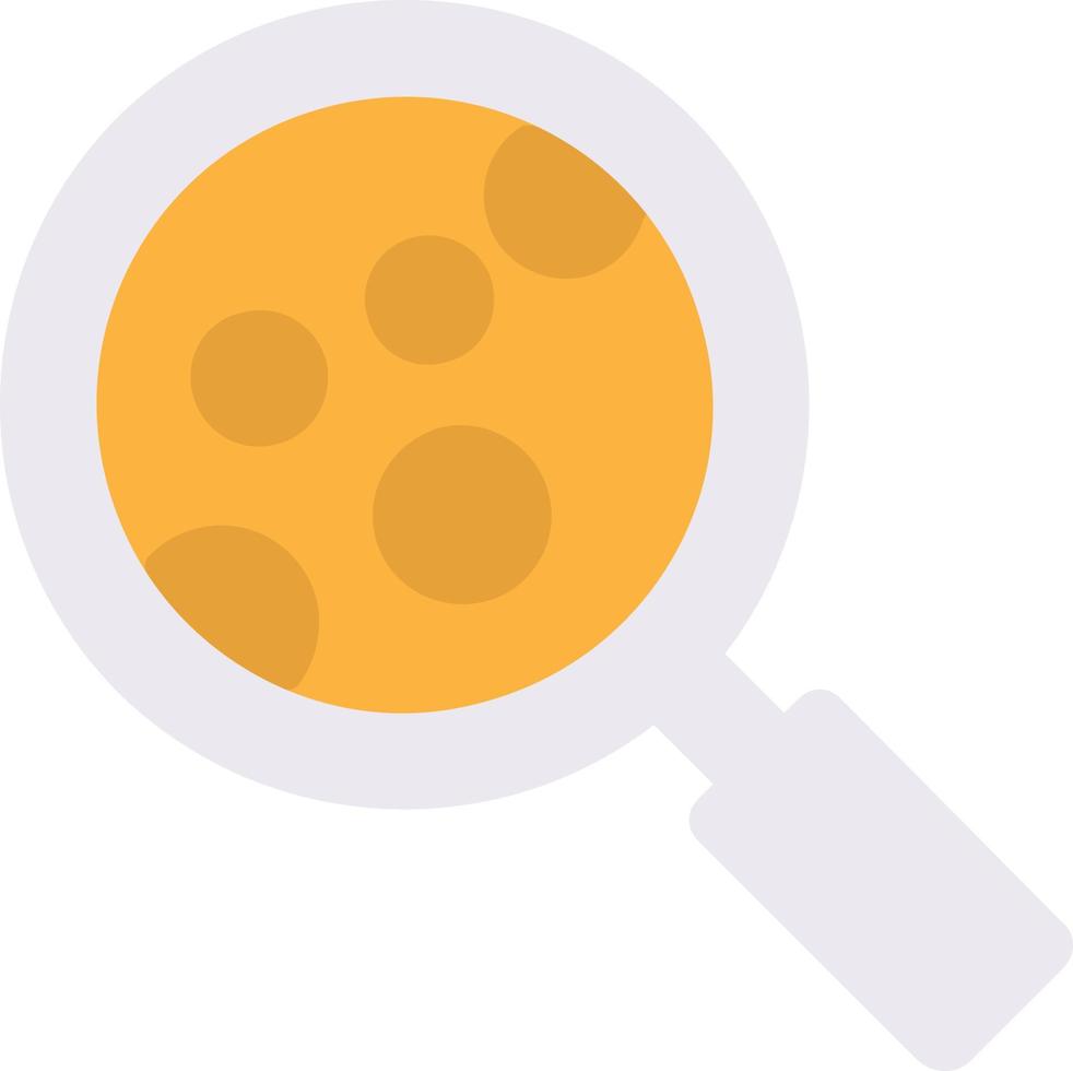 Moon Research Flat Icon vector