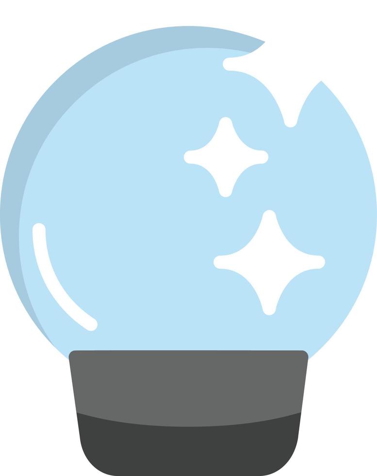 Crystal Ball Flat Icon vector