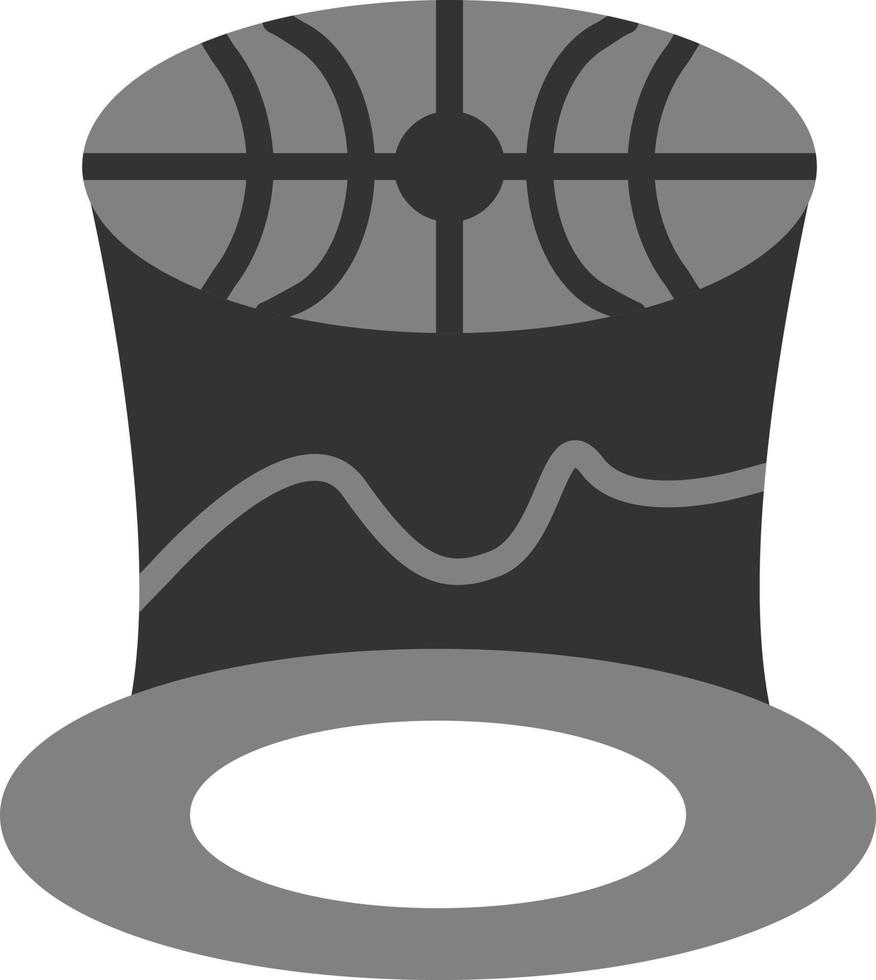 Black Hole Flat Icon vector