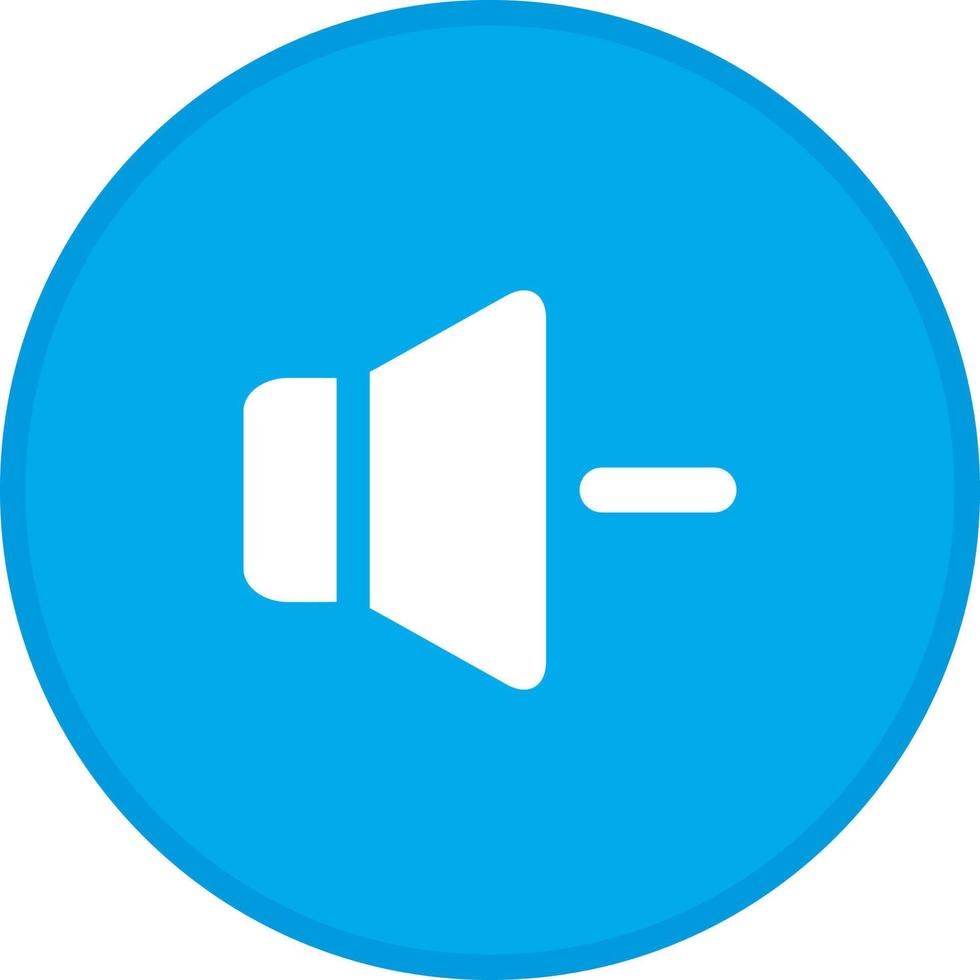 Volume down, illustration, vector on a white background.