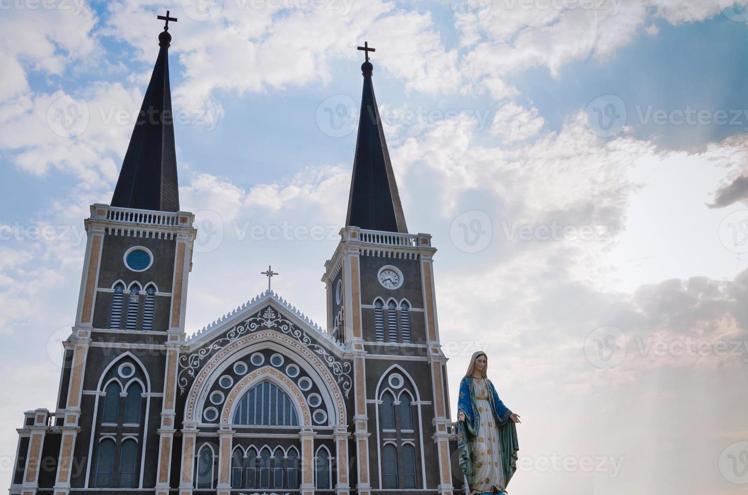 The Cathedral of the Immaculate Conception Chanthaburi at Chanthaburi Province of Thailand photo