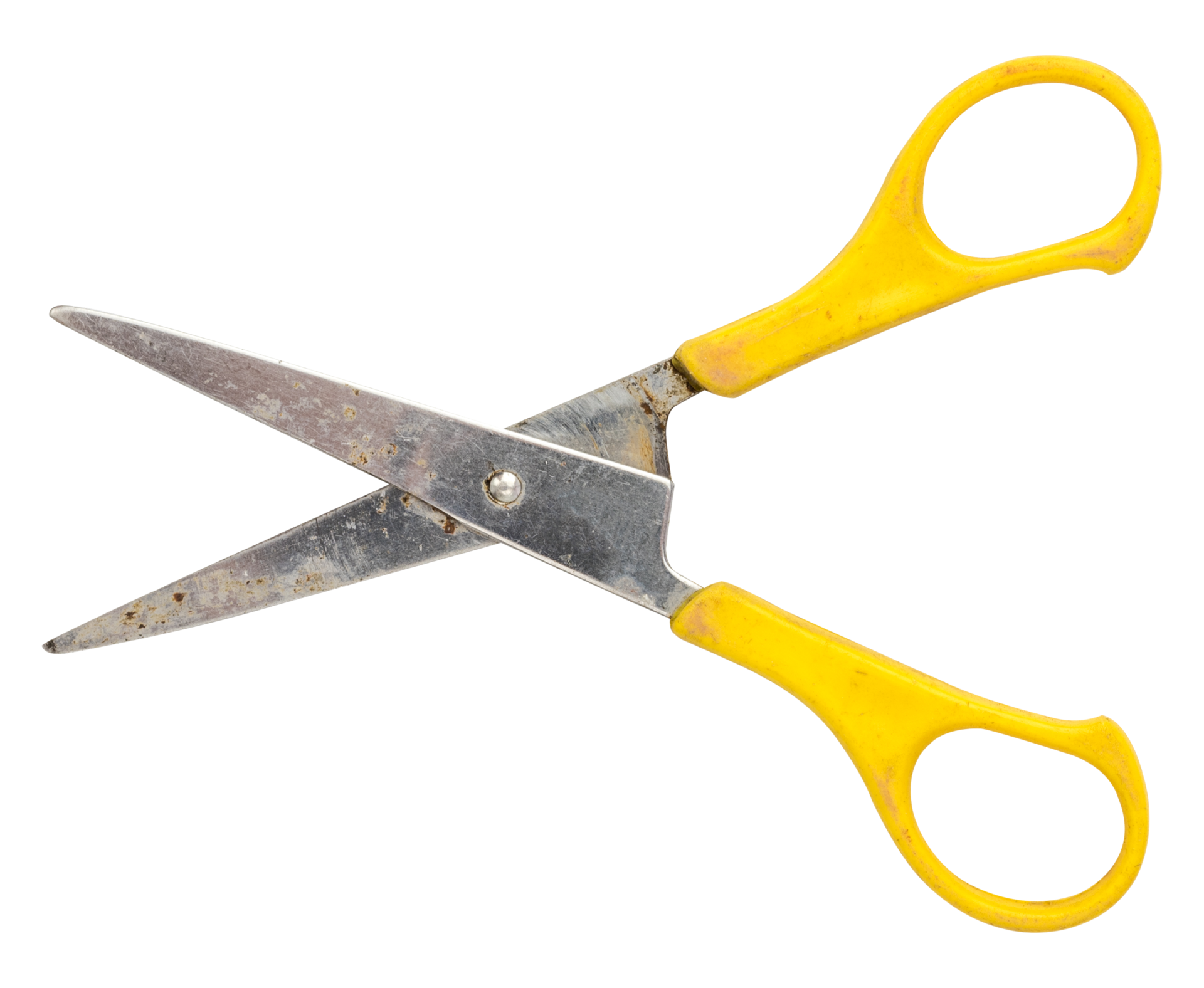 Yellow scissors isolated 13666311 PNG