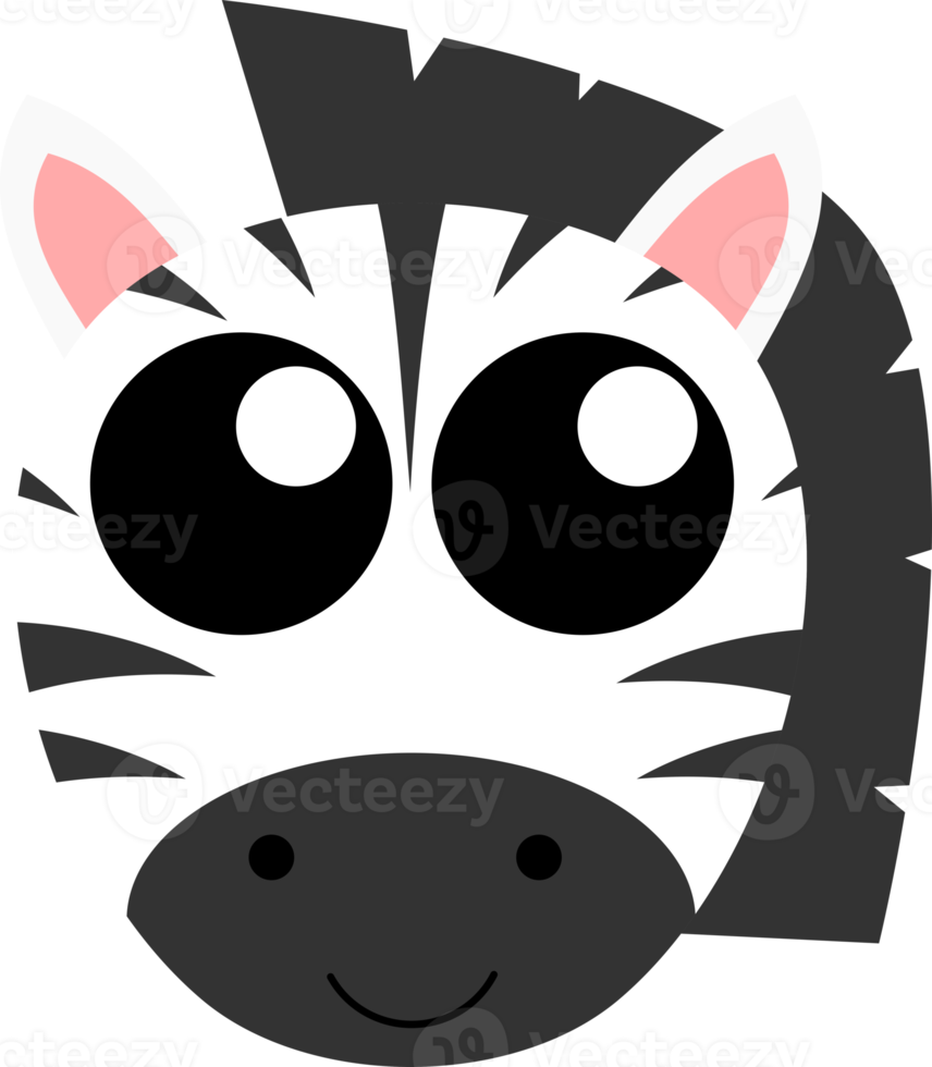 Cute zebra clipart png