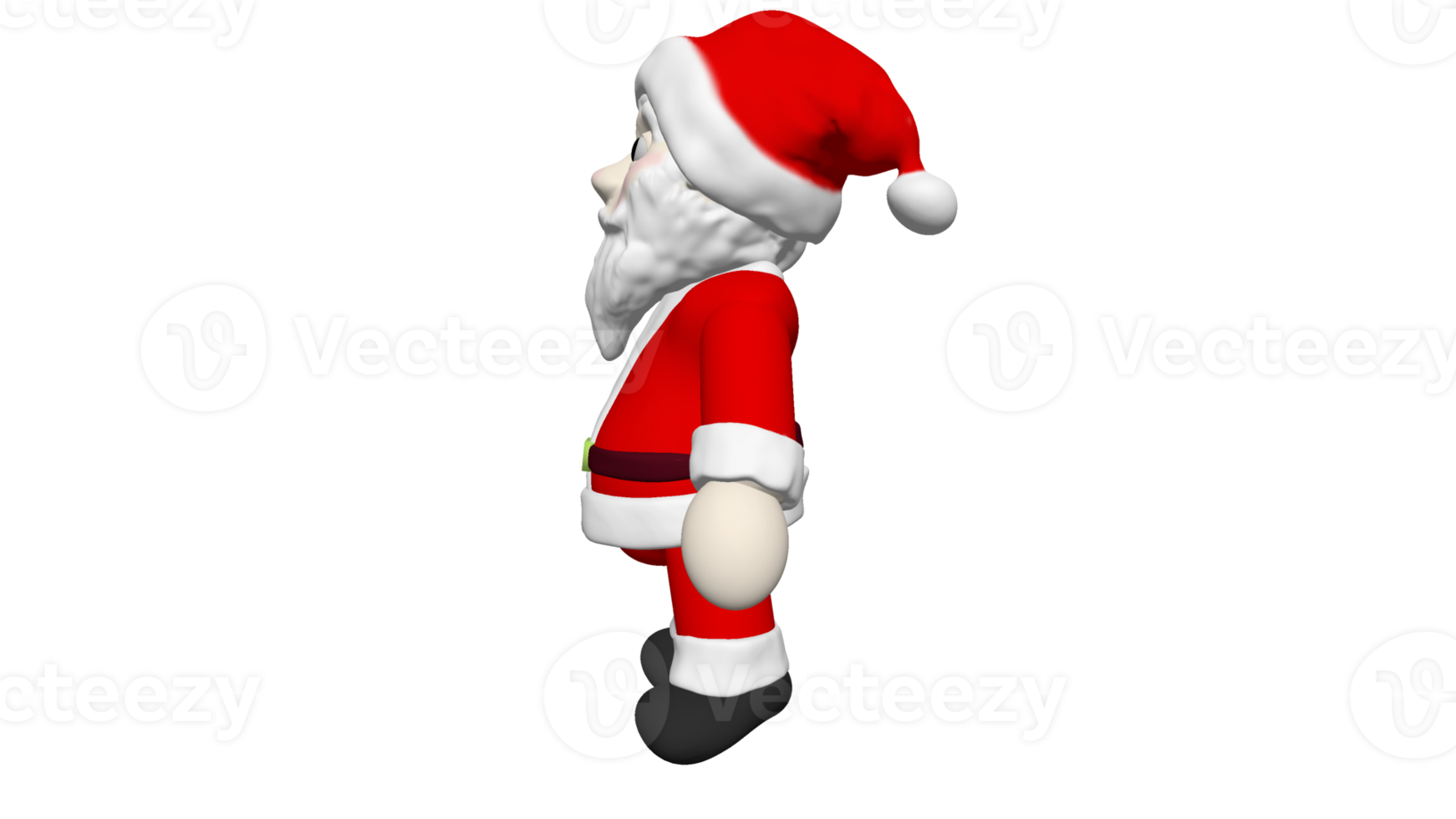 weihnachtsmann cartoons 3d post png